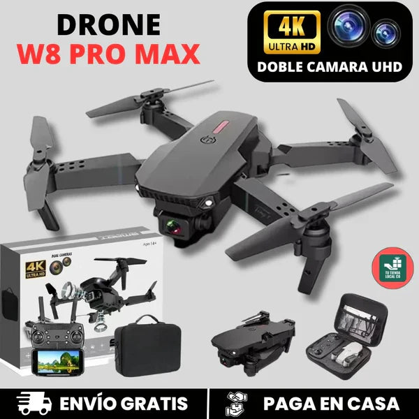 Raynova®  -Dron Doble Camara 4K Pro