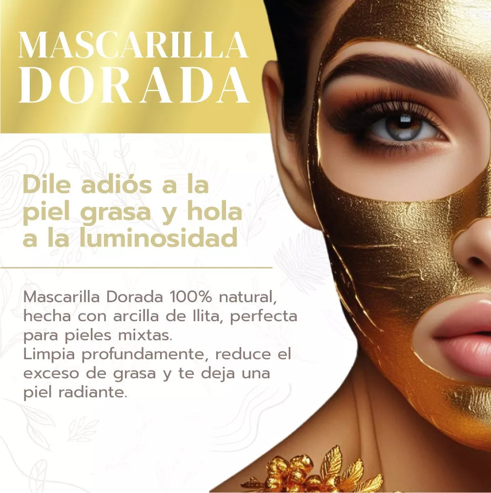 Mascarilla dorada