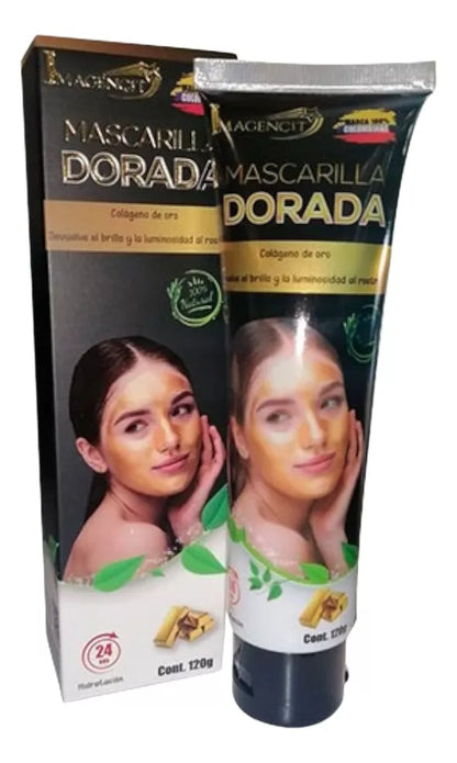 Mascarilla dorada